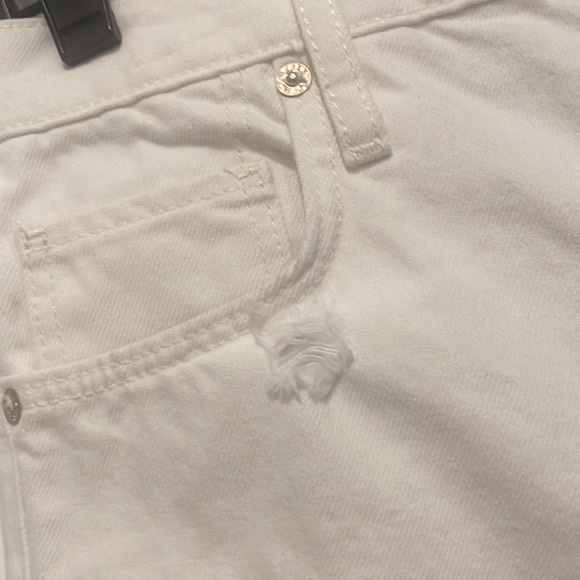 MWT Free People Tapered Baggy Boyfriend in Chalk White Size 25 G21 - Picture 9 of 16